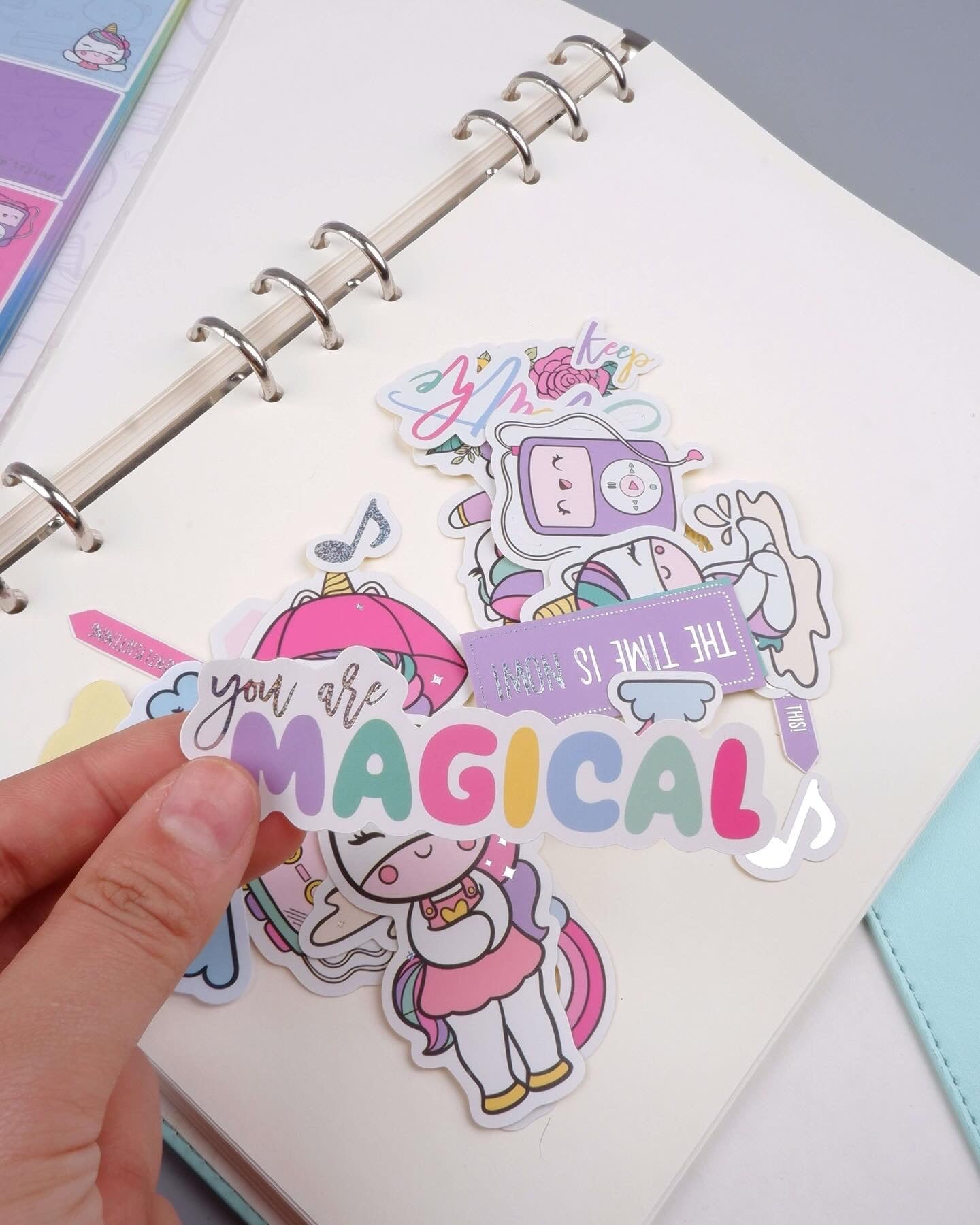 Rainbows And Unicorns Stationery Kit