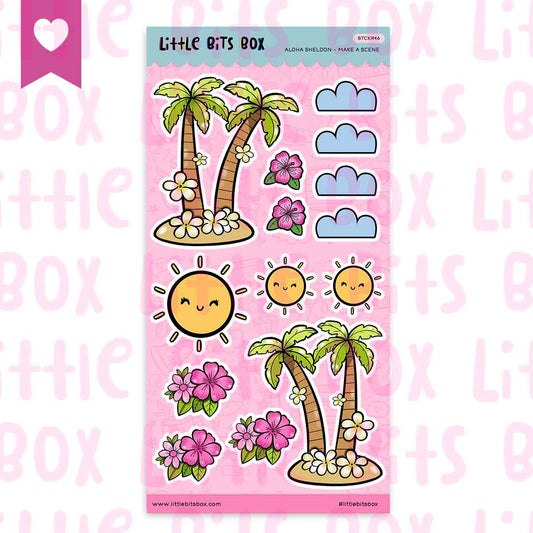 Aloha Sheldon- Make a Scene Sticker Sheet