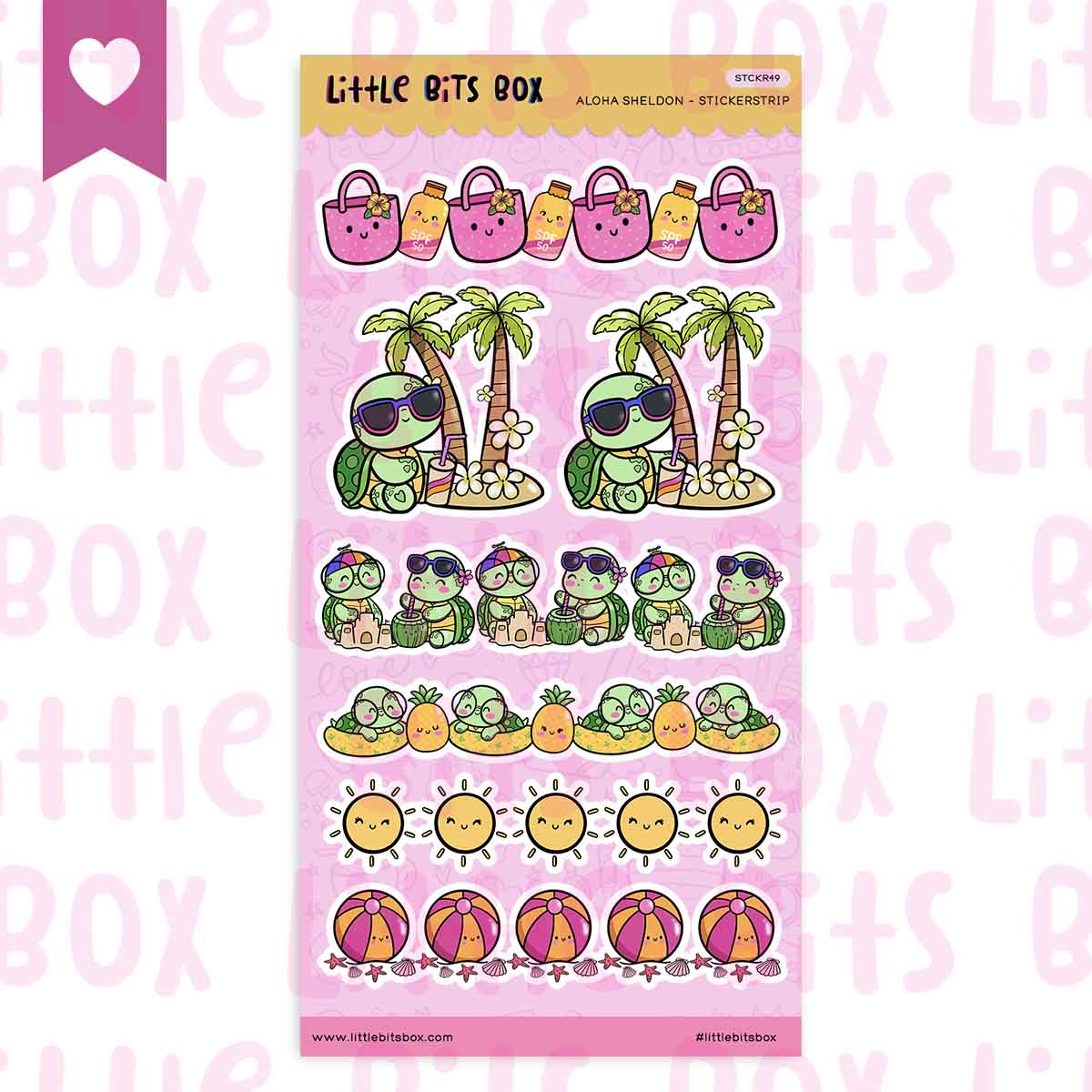 ALOHA SHELDON - STICKER STRIP