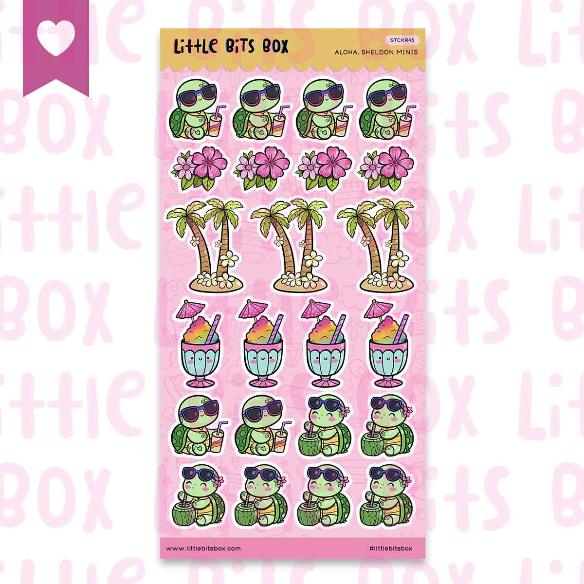 ALOHA SHELDON - MINI STICKER