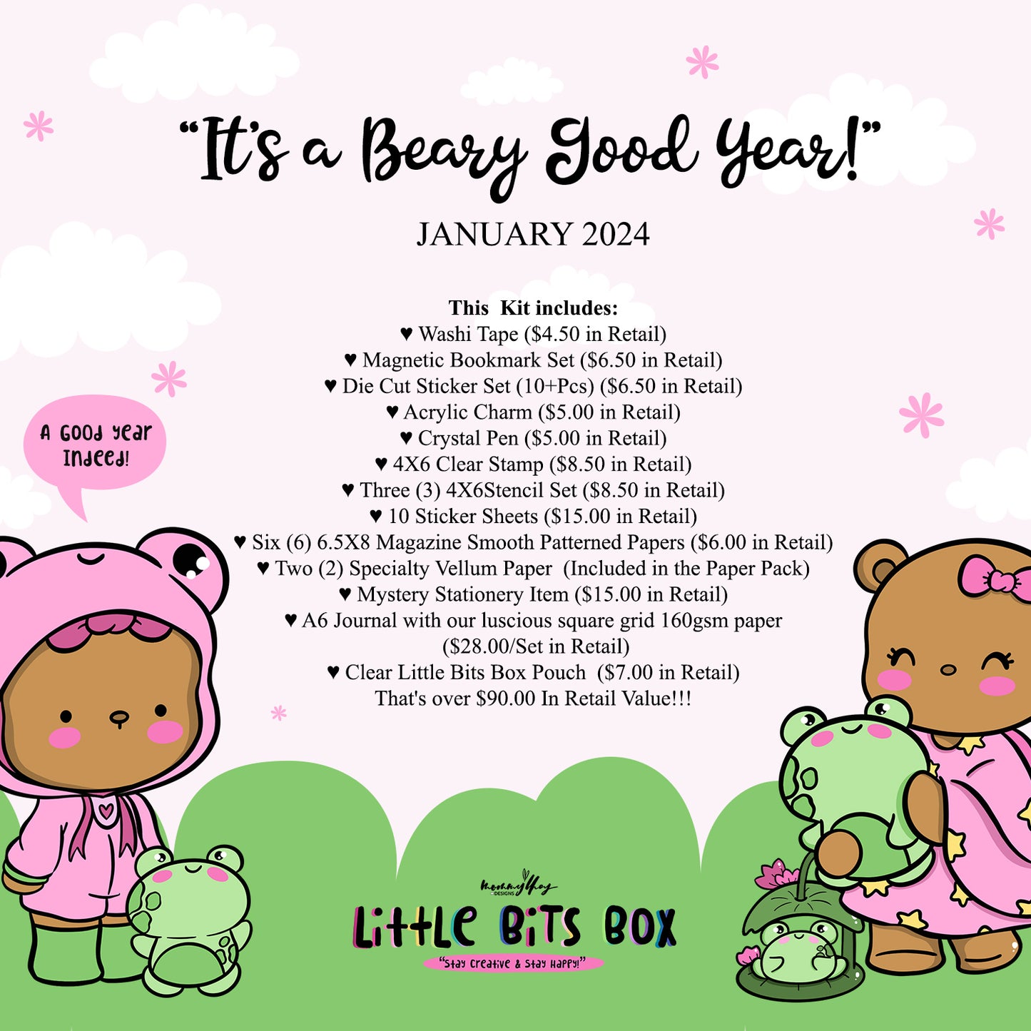 It's a Beary Good Year Stationery Kit