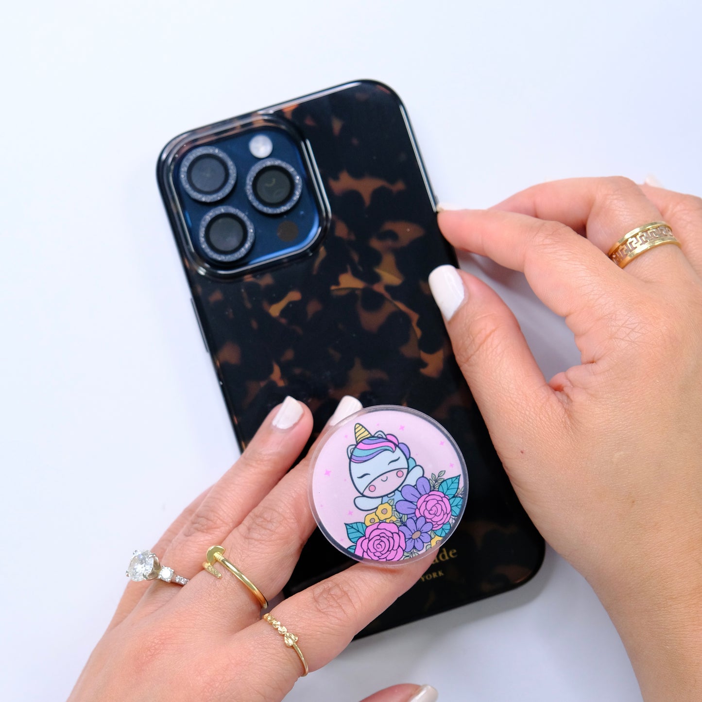 Blossom Unicorn Phone Grip