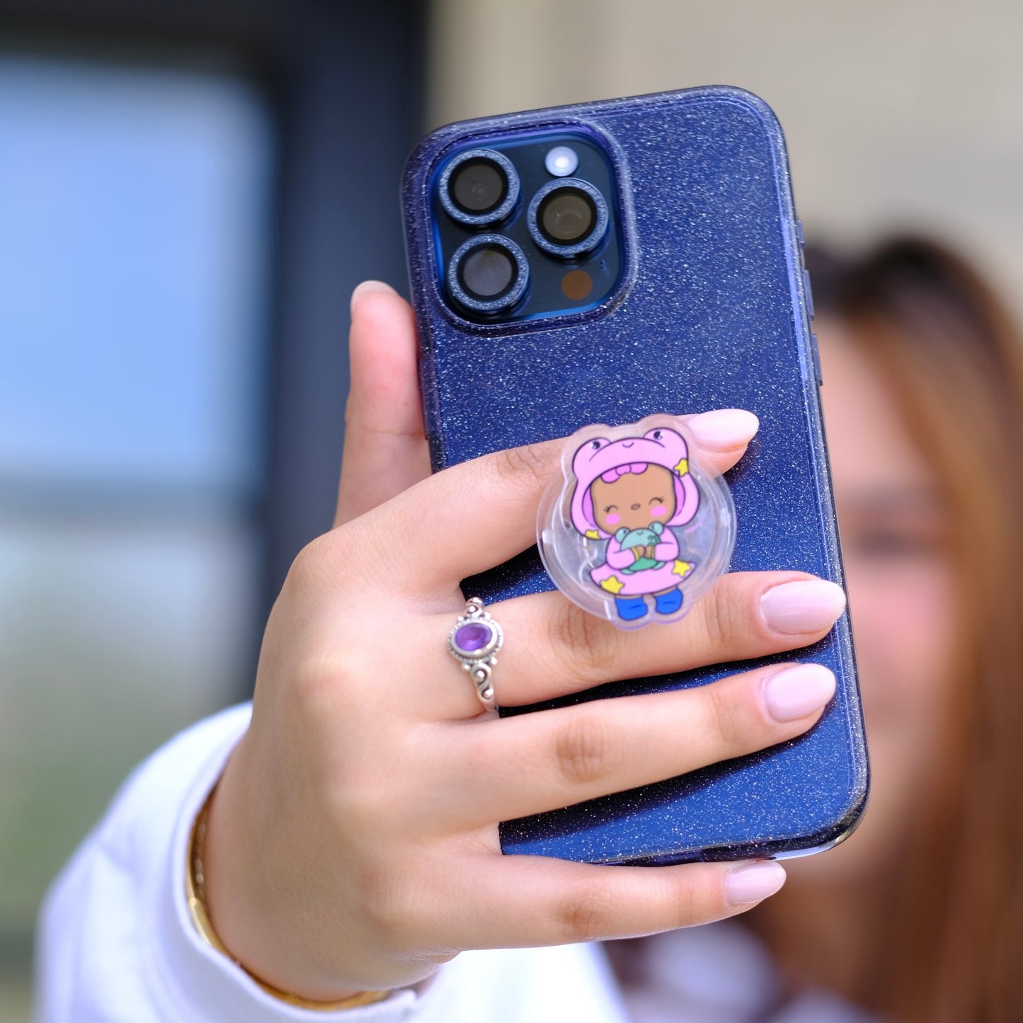 Pinky The Bear Phone Grip