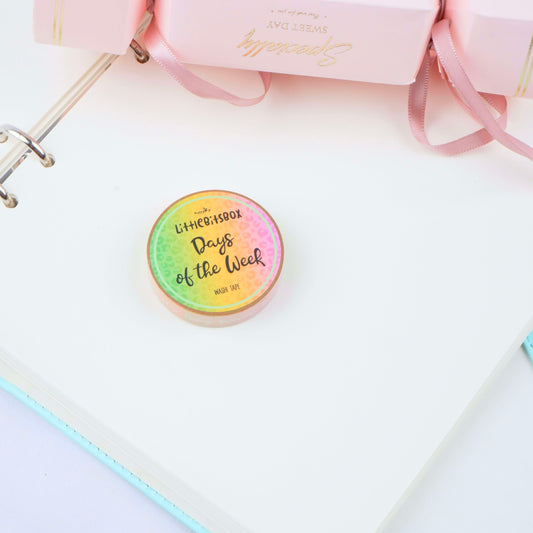 Days of the Week 10mm Washi Tape