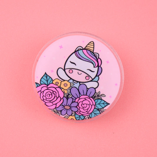 Blossom Unicorn Phone Grip