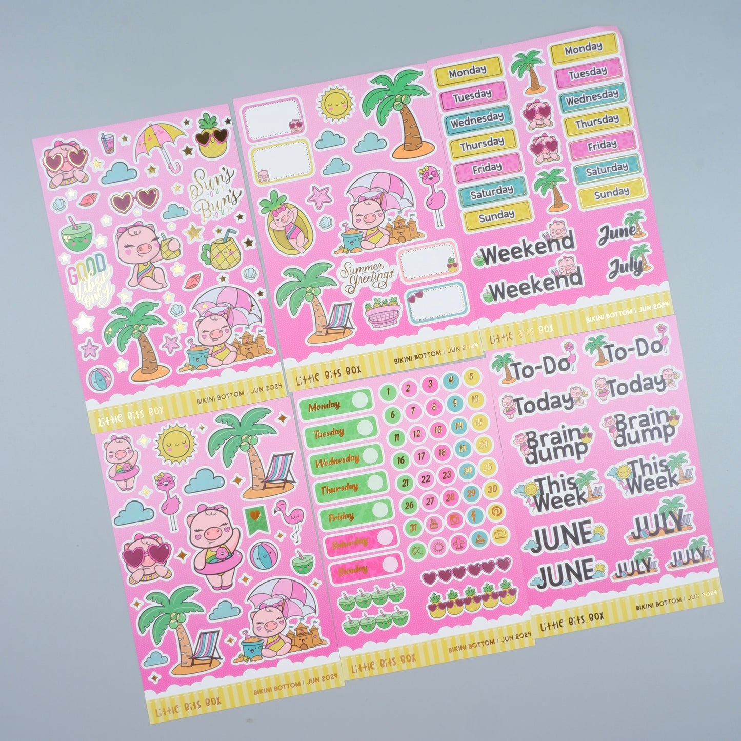 Bikini Bottom (June 2024) Sticker Set