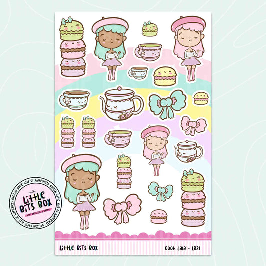 Oooh Lala Deco Sticker Sheet