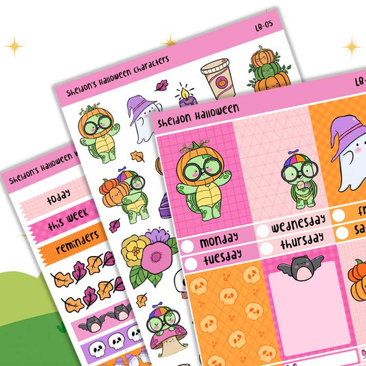 Sheldon's Halloween Adventure - Sticker Pack (FINAL SALE!)