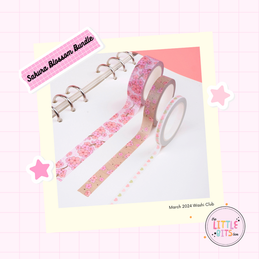 Cherry Blossom Washi Bundle