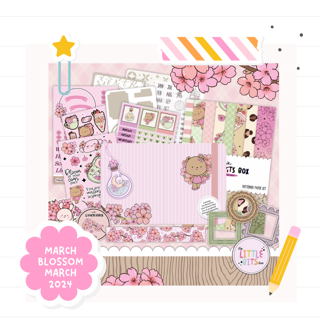 March Blossom A Cherry Blossom Stationery Kit